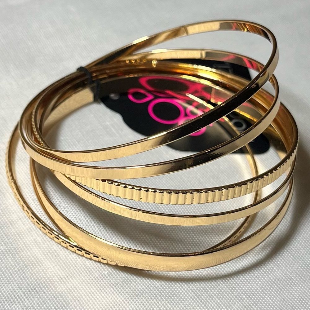 Paparazzi Gold Bangle Set